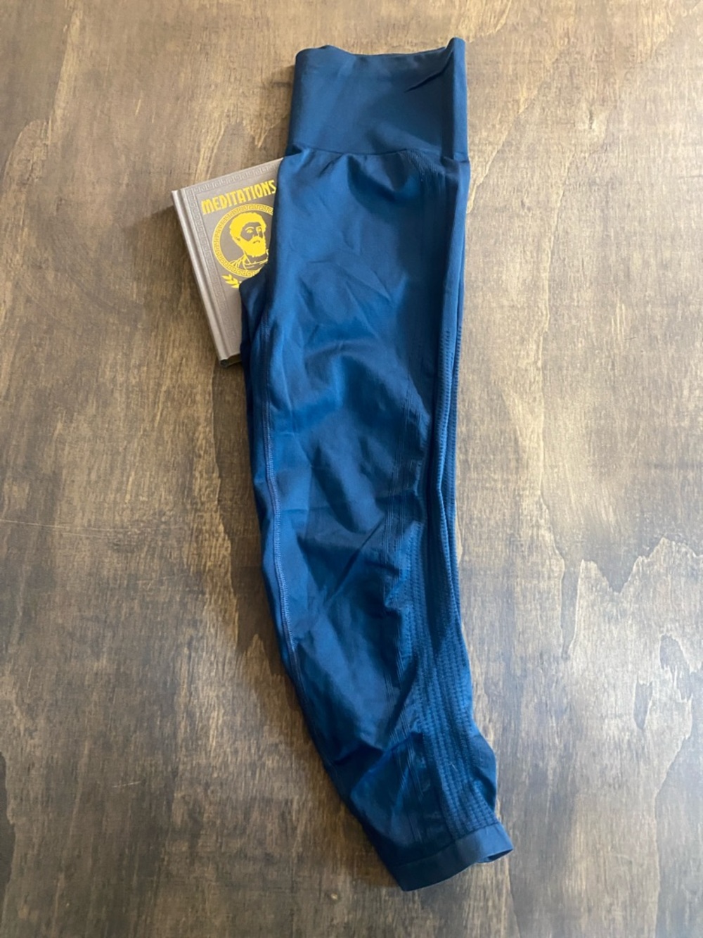 Athleta Teal Cropped Blue Athletic Leggings